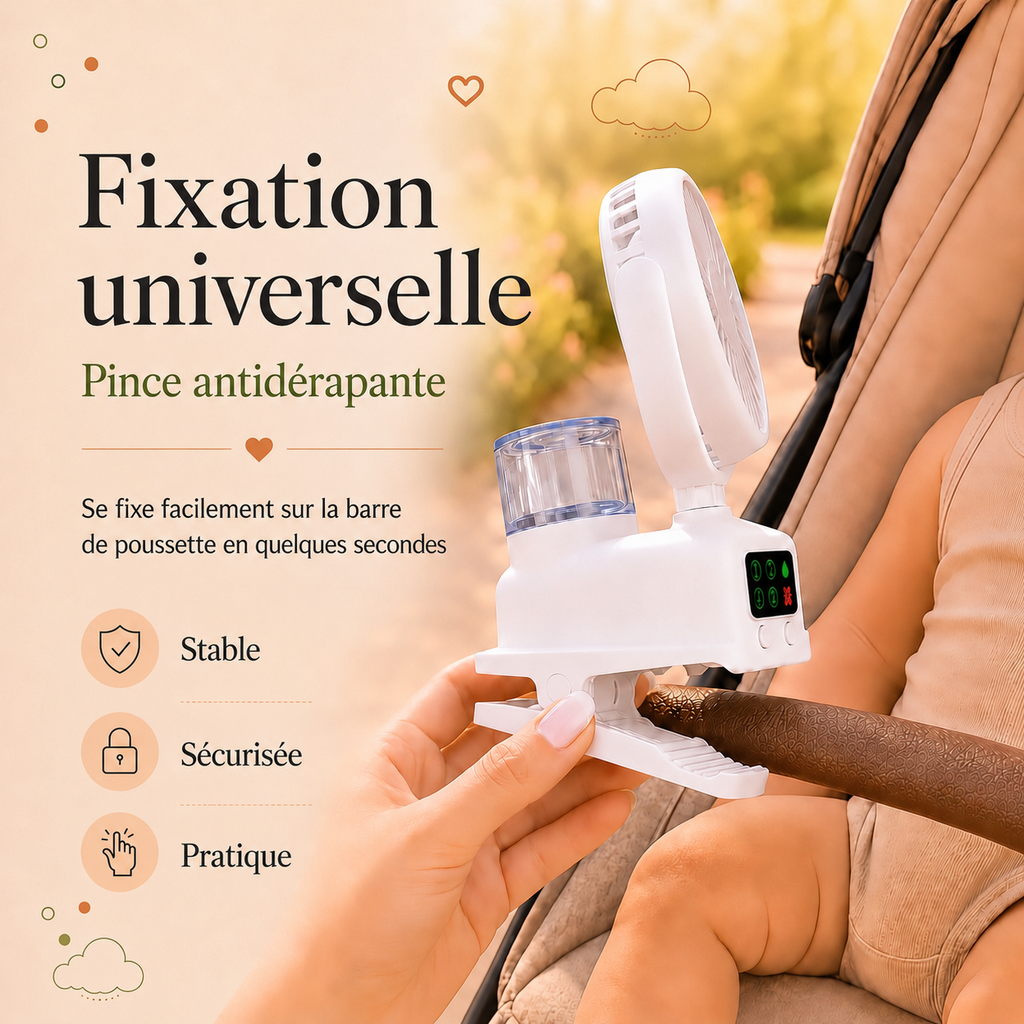 Gardez Bébé au Frais Même à 35°C