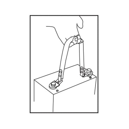 BC120884 MotoMaster Battery Carrier, Strap-Style