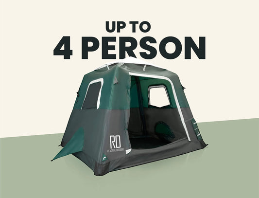 2-Step Cabin Tent - The #1 Easiest, Fastest 1-Person Setup Inflatable Cabin Tent
