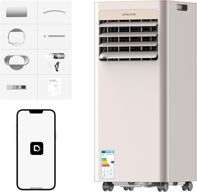 P-Wind10 9000 BTU Climatiseur portable 3-en-1