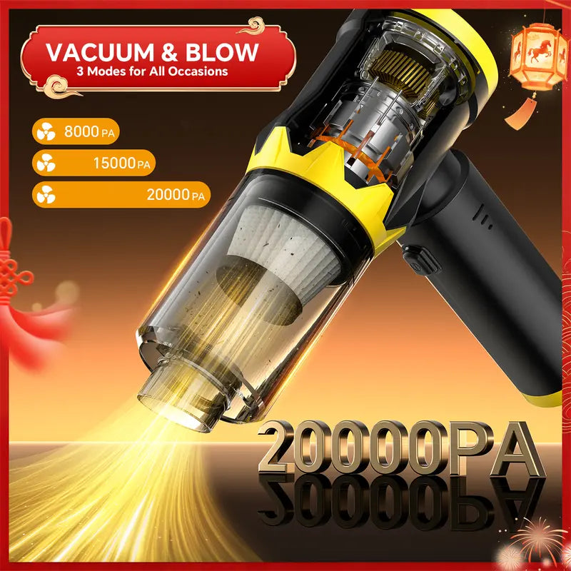 G2 Car Vacuum: Aspirapolvere per Auto Potente e Cordless 4 in 1 da 20000 Pa