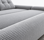 3-in-1 convertible corduroy folding sofa bed