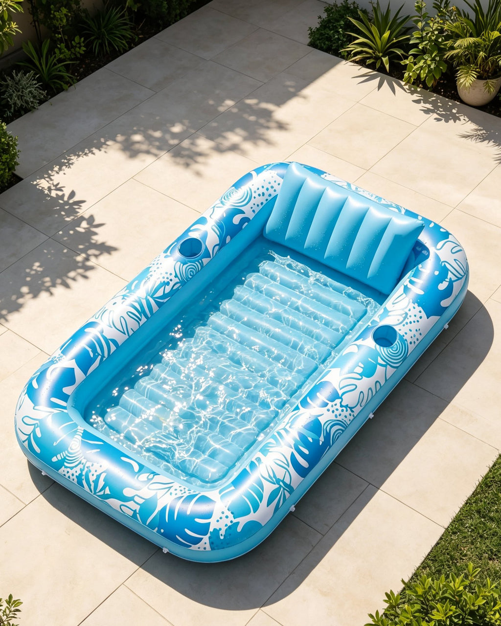 Transat Gonflable Bronzage 4-en-1