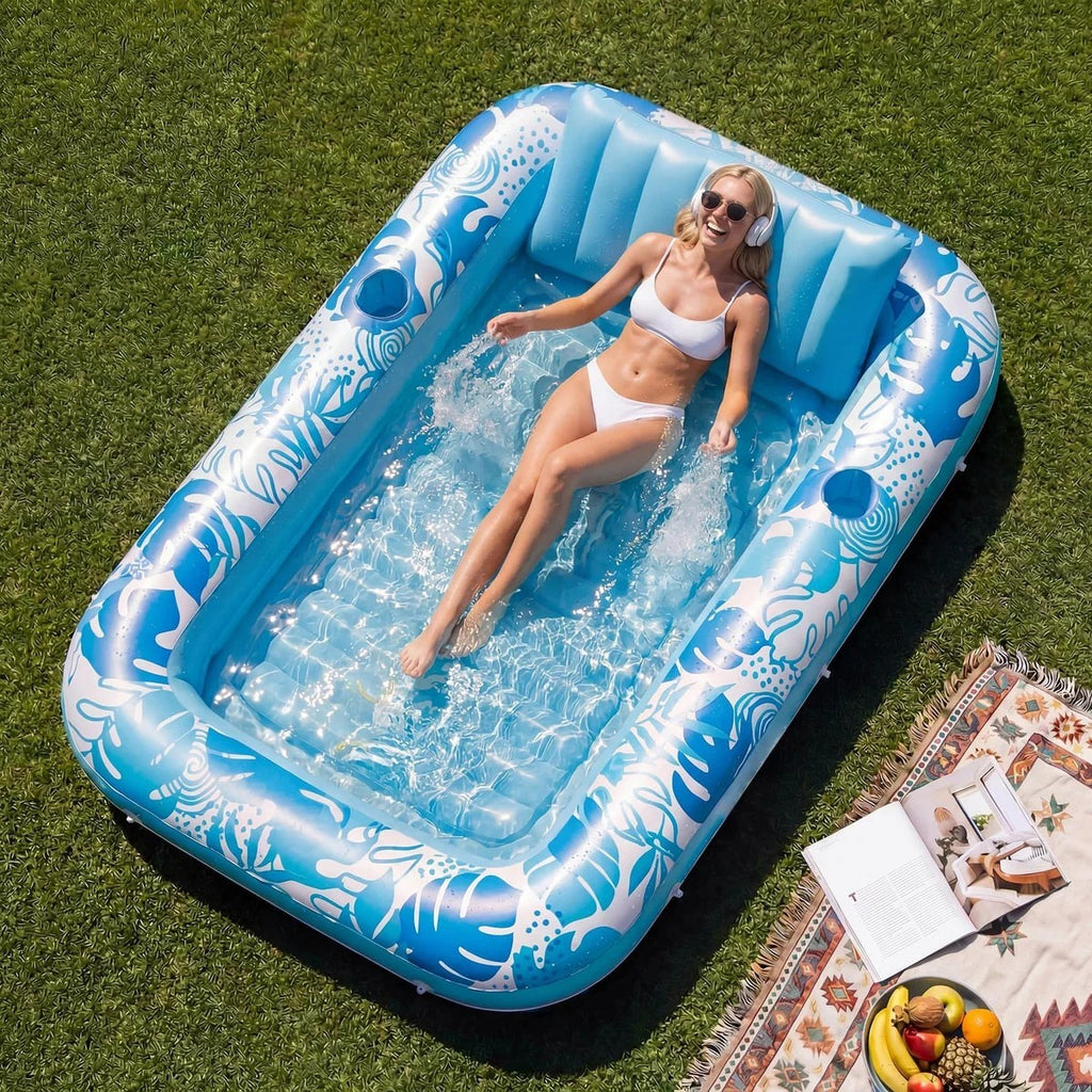 Transat Gonflable Bronzage 4-en-1